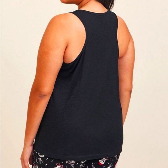 ❤️NWT VINTAGE TORRID SKULL PRINT - CHRISTMAS - RACERBACK SLEEP TANK - PLUS SIZE - Picture 3 of 12
